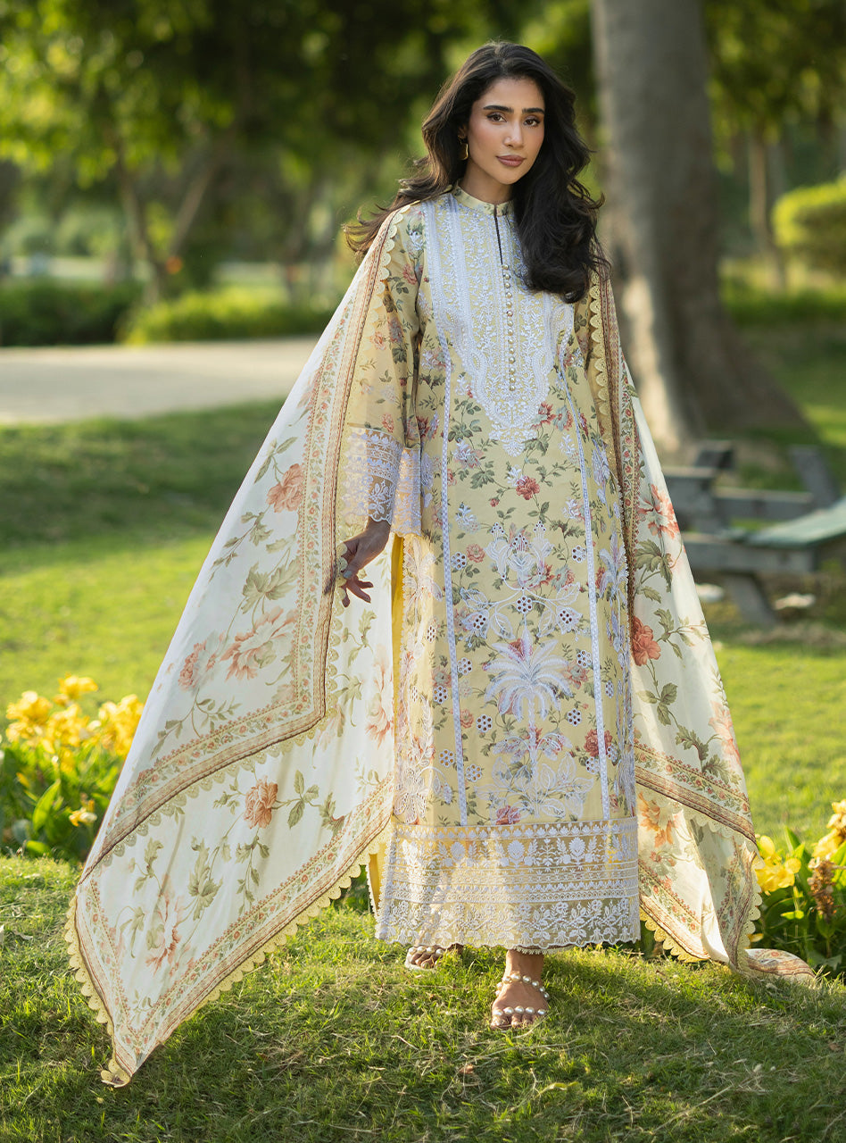 Zainab Chottani | Luxe Lawn 26 | Dune - 12, image 7