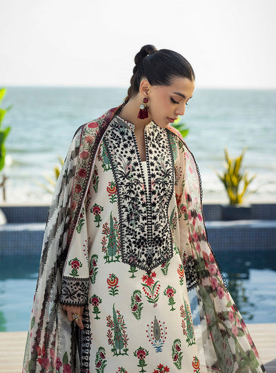 Zainab Chottani | Tahra Lawn 25 | Azureh -  Zainab Chottani Ladies Clothes - Original Designer Dress - House of Maryam