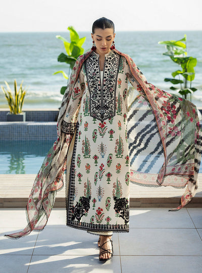 Zainab Chottani | Tahra Lawn 25 | Azureh -  Zainab Chottani Ladies Clothes - Original Designer Dress - House of Maryam
