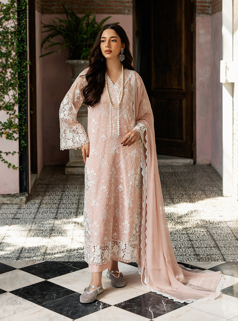 Zainab Chottani | Ramadan Edit 25 | Salmon Pink Celeste -  Zainab Chottani Ladies Clothes - Original Designer Dress - House of Maryam