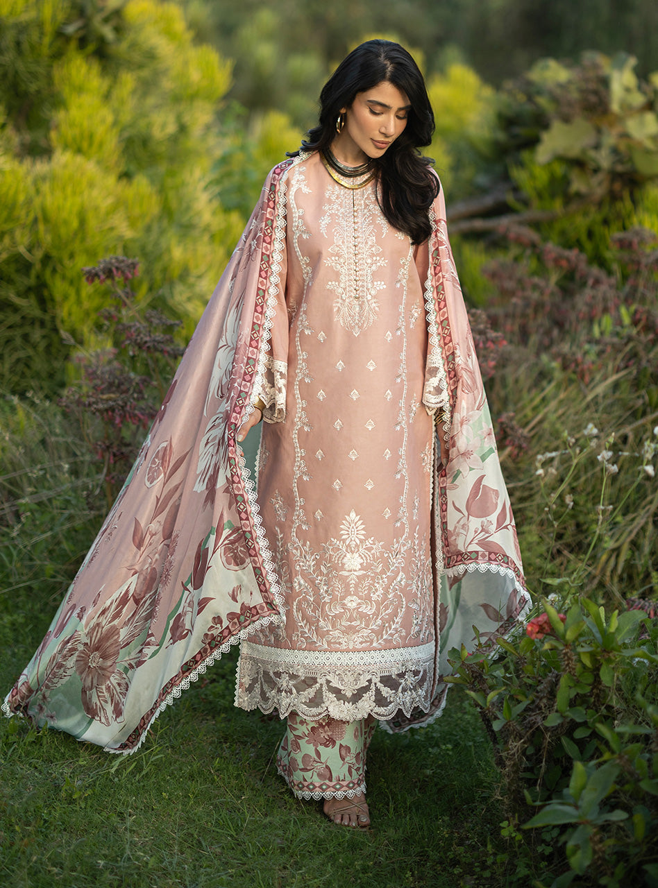 Zainab Chottani | Luxe Lawn 26 | Esme - 02, image 8
