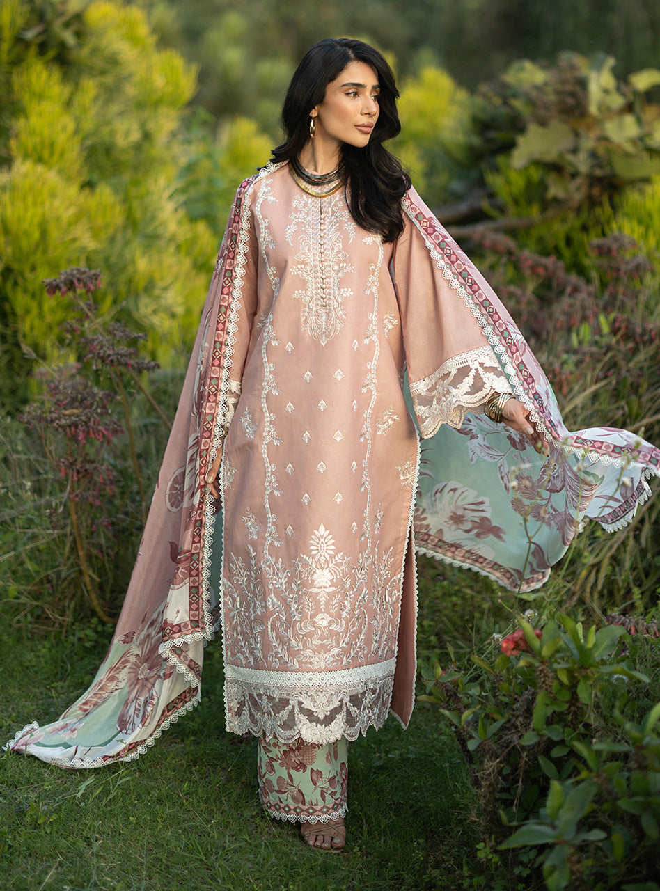 Zainab Chottani | Luxe Lawn 26 | Esme - 02, image 9
