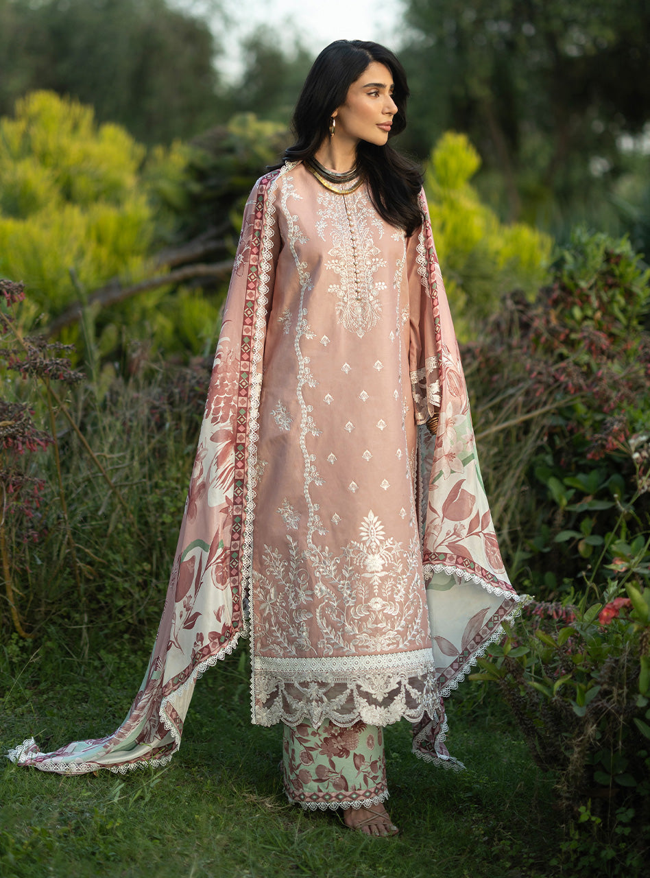 Zainab Chottani | Luxe Lawn 26 | Esme - 02, image 7