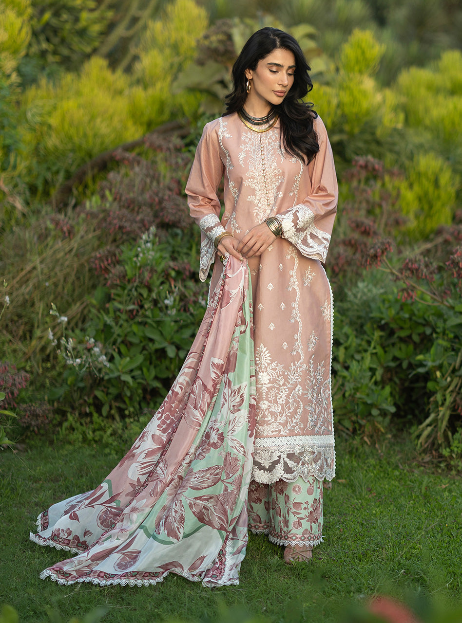 Zainab Chottani | Luxe Lawn 26 | Esme - 02, image 5