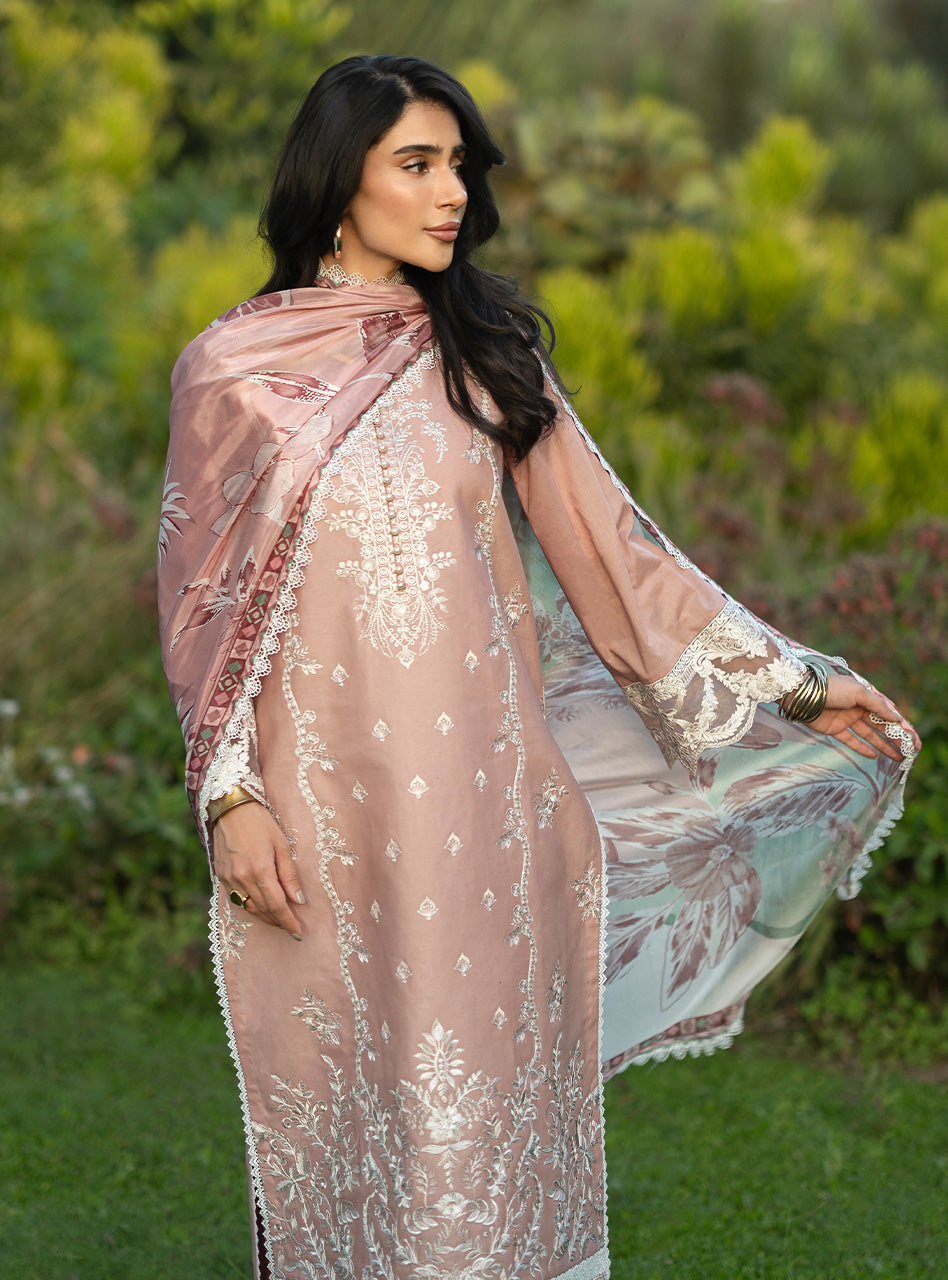 Zainab Chottani | Luxe Lawn 26 | Esme - 02, image 11