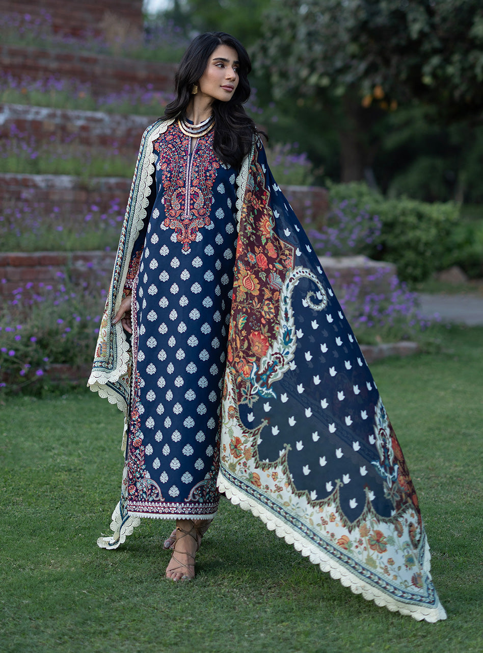 Zainab Chottani | Luxe Lawn 26 | Mesa - 08, image 3