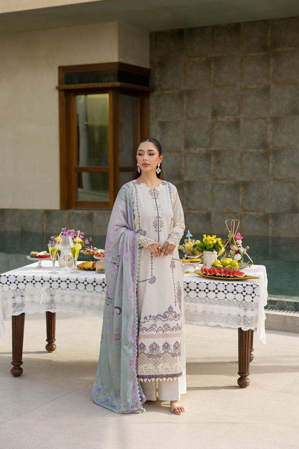 Florent | Eid Collection | FEF - 8B -  Florent Ladies Clothes - Original Designer Dress - House of Maryam