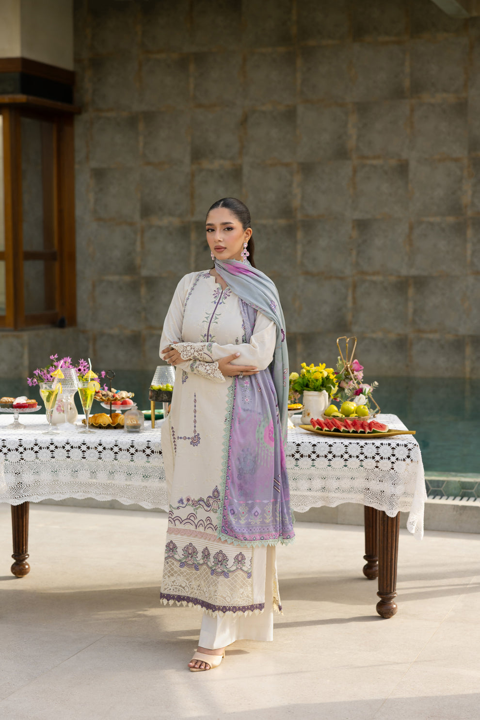 Florent | Eid Collection | FEF - 8B -  Florent Ladies Clothes - Original Designer Dress - House of Maryam