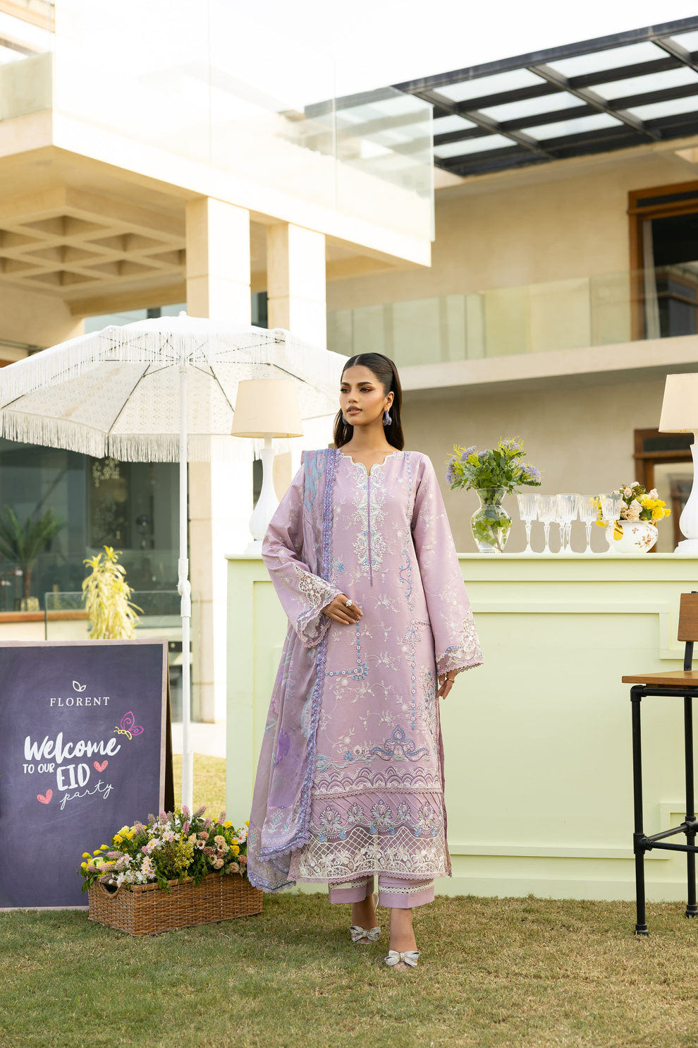 Florent | Eid Collection |FEF - 8A -  Florent Ladies Clothes - Original Designer Dress - House of Maryam