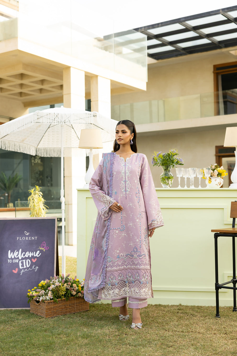 Florent | Eid Collection |FEF - 8A -  Florent Ladies Clothes - Original Designer Dress - House of Maryam