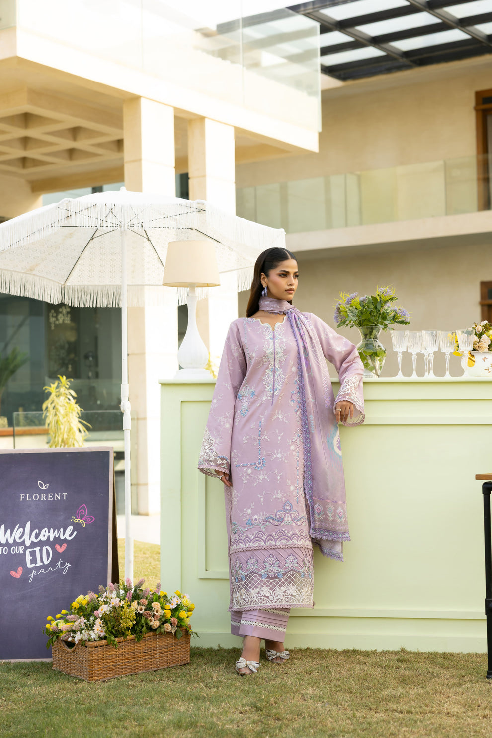 Florent | Eid Collection |FEF - 8A -  Florent Ladies Clothes - Original Designer Dress - House of Maryam