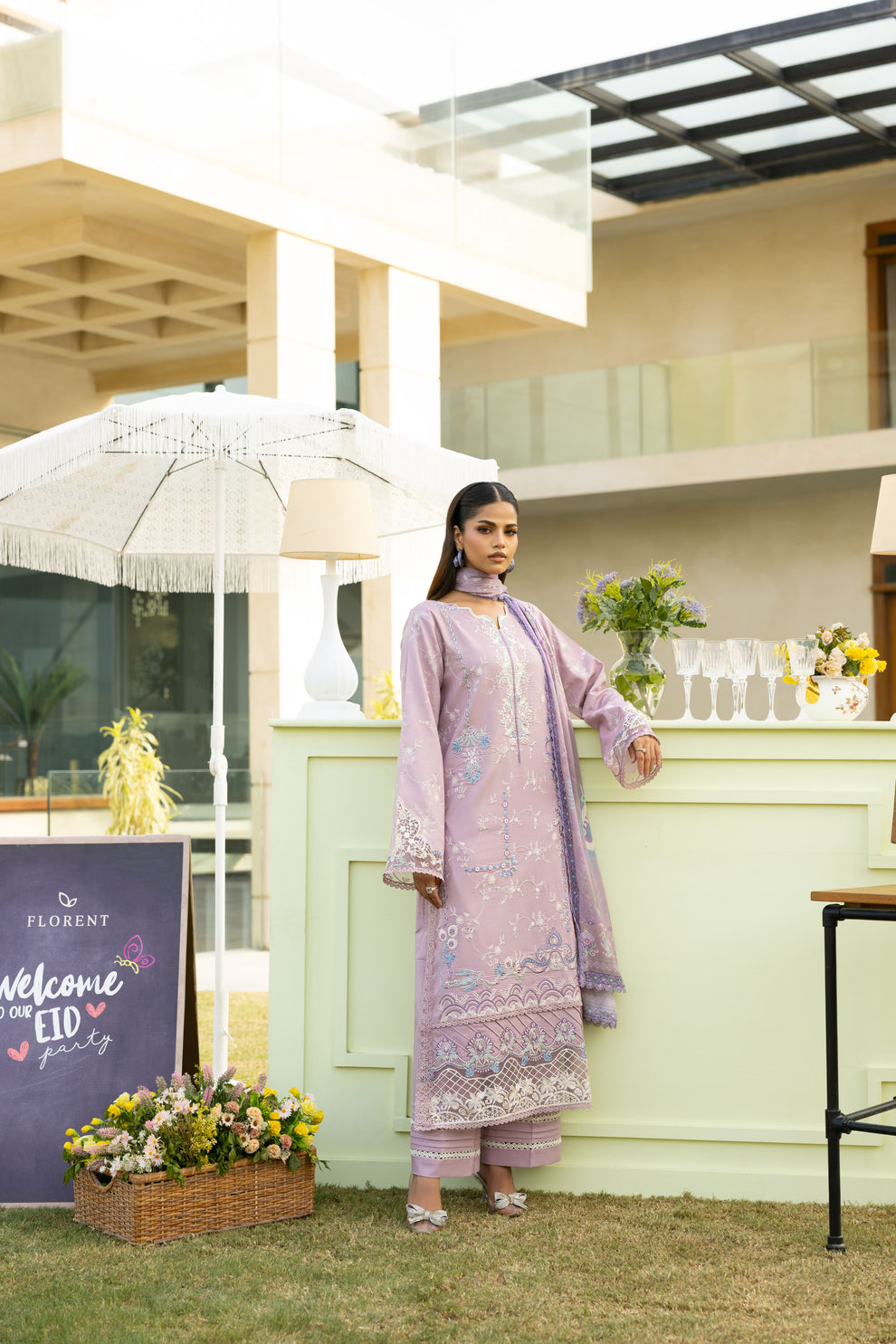 Florent | Eid Collection |FEF - 8A -  Florent Ladies Clothes - Original Designer Dress - House of Maryam