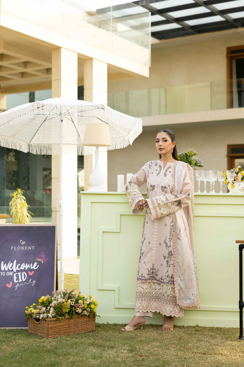 Florent | Eid Collection | FEF - 6A -  Florent Ladies Clothes - Original Designer Dress - House of Maryam