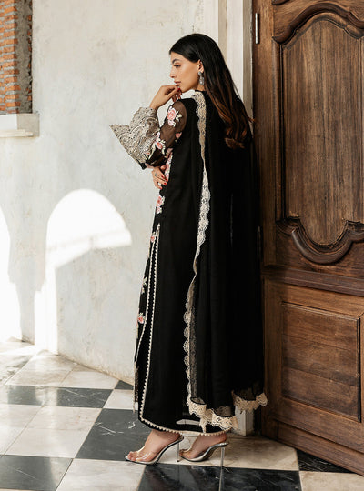 Zainab Chottani | Ramadan Edit 25 | Black Rose Waltz -  Zainab Chottani Ladies Clothes - Original Designer Dress - House of Maryam