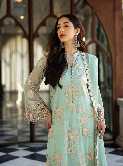 Zainab Chottani | Ramadan Edit 25 | Seafoam Serenity -  Zainab Chottani Ladies Clothes - Original Designer Dress - House of Maryam