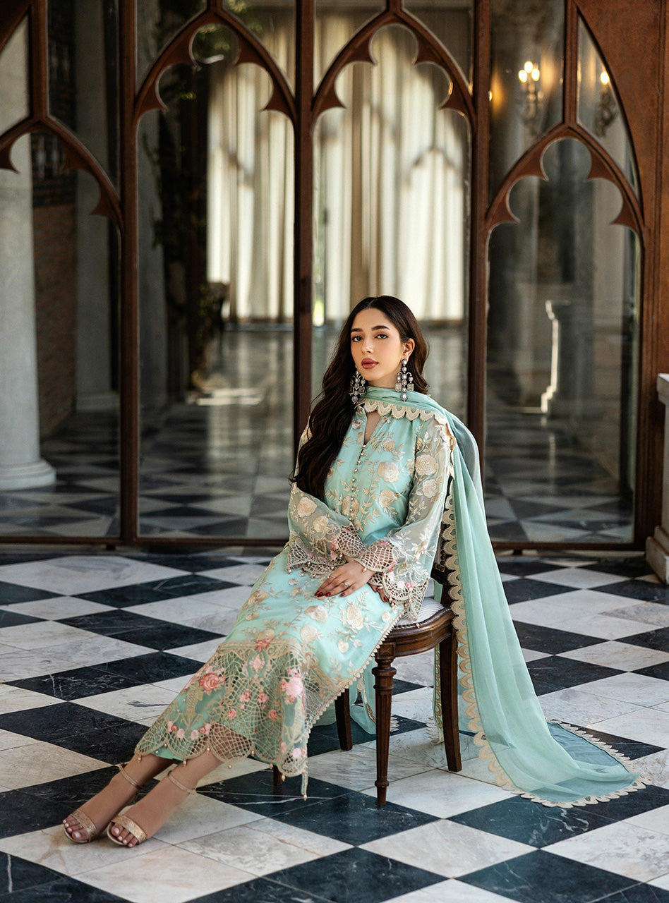 Zainab Chottani | Ramadan Edit 25 | Seafoam Serenity -  Zainab Chottani Ladies Clothes - Original Designer Dress - House of Maryam