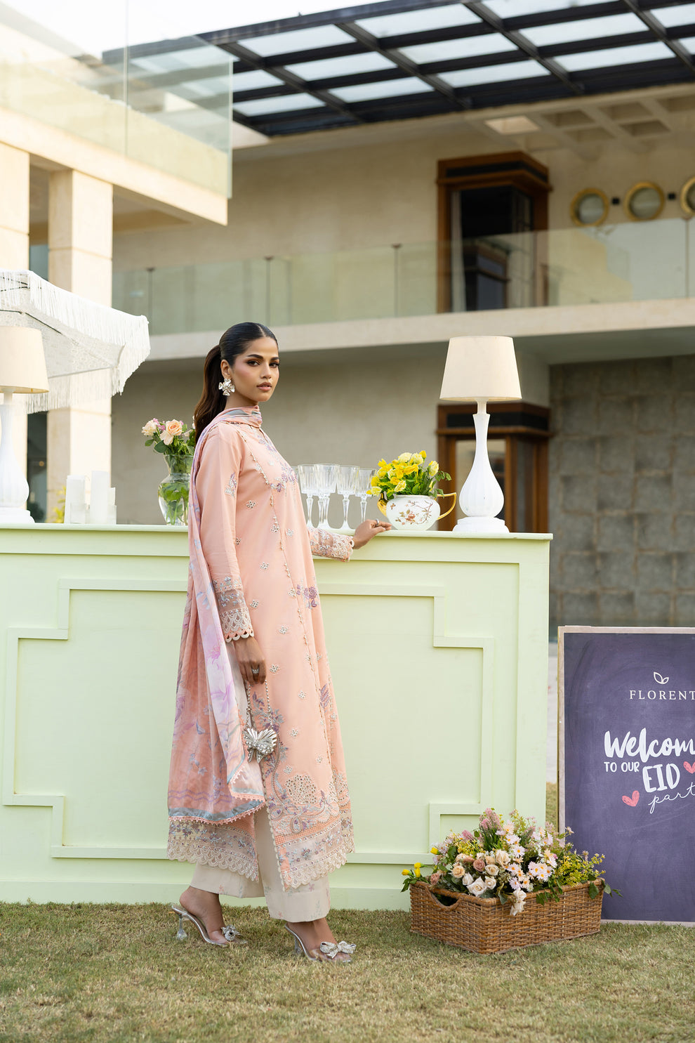 Florent | Eid Collection | FEF - 4A -  Florent Ladies Clothes - Original Designer Dress - House of Maryam