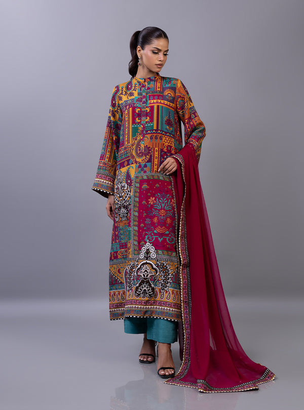 Zainab Chottani | Ramadan Edit 26 | Mirage Long Shirt, image 4
