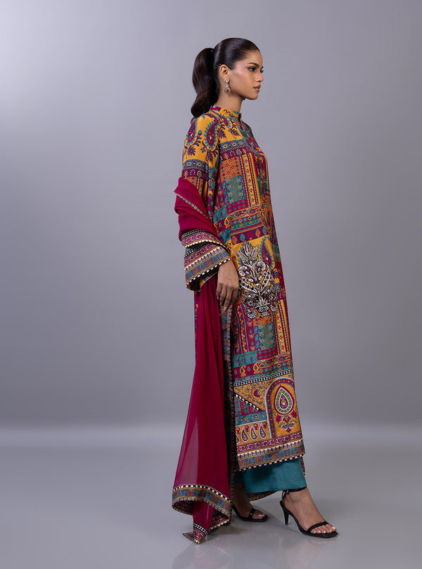 Zainab Chottani | Ramadan Edit 26 | Mirage Long Shirt, image 3