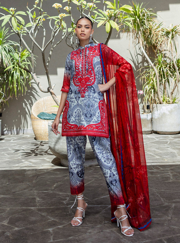 Zainab Chottani | Tahra Lawn 25 | Syra -  Zainab Chottani Ladies Clothes - Original Designer Dress - House of Maryam