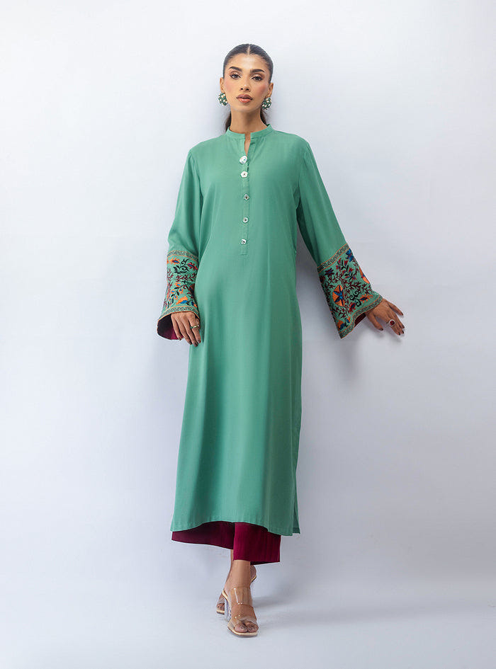 Zainab Chottani | Aara Moonsoon Edit | Mint Escape -  Zainab Chottani Ladies Clothes - Original Designer Dress - House of Maryam