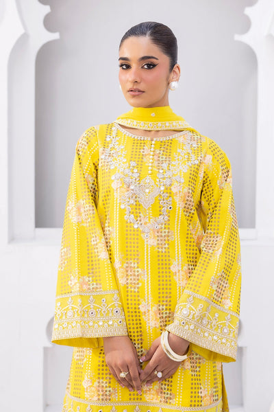 Charizma | Festive Pret | 3-PC Embroidered Raw-Silk CMA-6-410