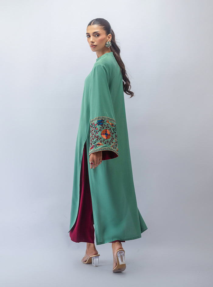 Zainab Chottani | Aara Moonsoon Edit | Mint Escape -  Zainab Chottani Ladies Clothes - Original Designer Dress - House of Maryam