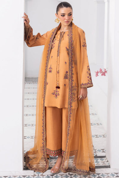 Charizma | Festive Pret | 3-PC Embroidered Raw-Silk CMA-6-370