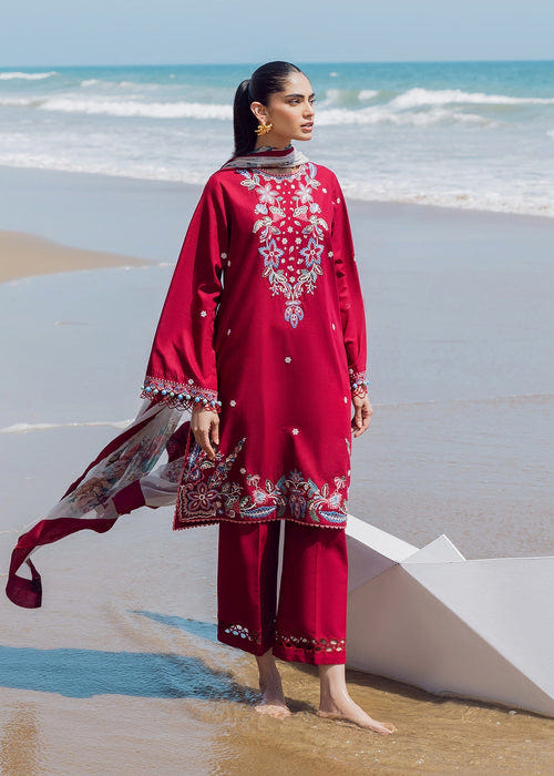 Sadaf Fawad Khan | Siraa Lawn 25 | Floral Paisley -  Sadaf Fawad Khan Ladies Clothes - Original Designer Dress - House of Maryam