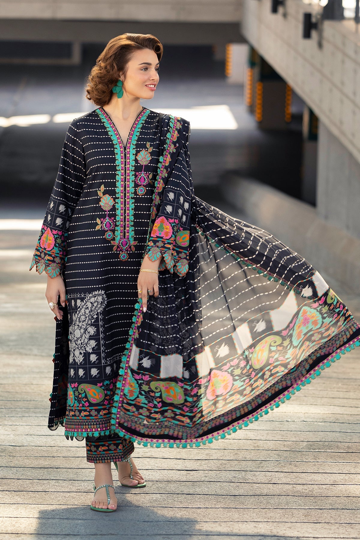 Charizma | Aniq Lawn |  AN6-09, image 5