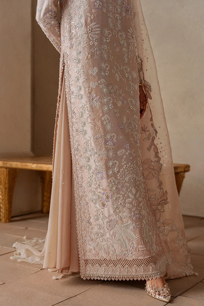 Suffuse Sarv blush pink embroidered shirt and trousers, photo 5