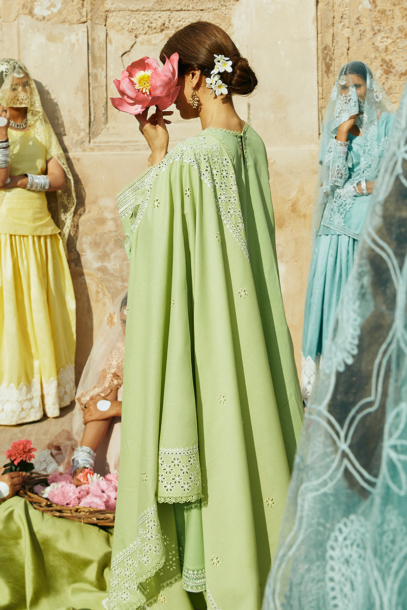 Cross Stitch | Premium Lawn 24 | GARDEN GRACE -  Cross Stitch Formal - Original Designer Dress - House of Maryam