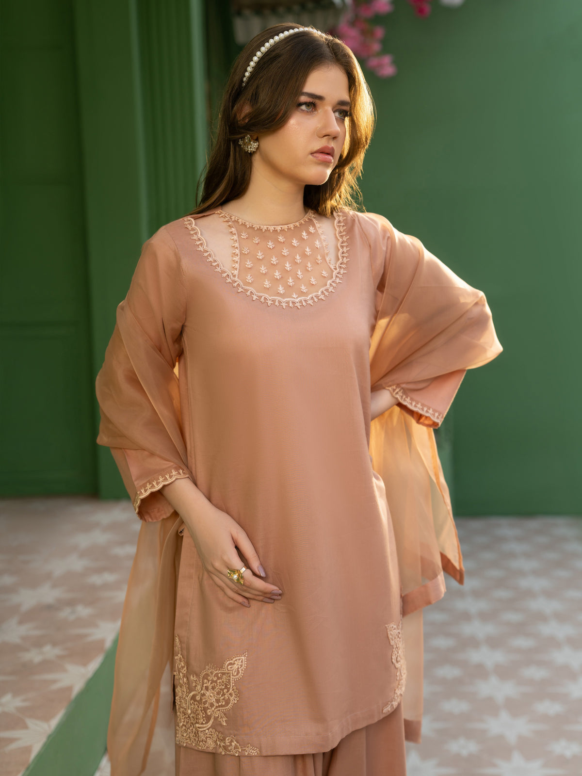 Hania & Umaimaz | Festive Collection | Lilly -  Hania & Umaima  - Original Designer Dress - House of Maryam