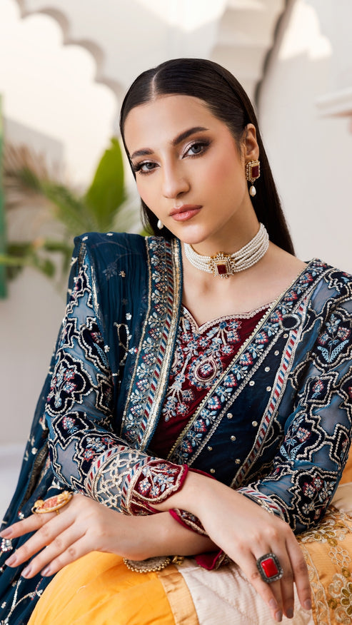 Zebtan | Andaz e Makhmal | ZAM-08 -  Zebtan Ladies Clothes - Original Designer Dress - House of Maryam
