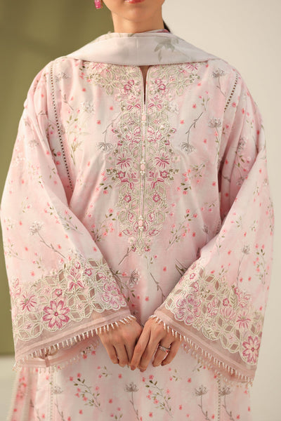 Baroque | Eid Printique | EMBROIDERED PRINTED LAWN UF-4180 -  Baroque Ladies Clothes - Original Designer Dress - House of Maryam