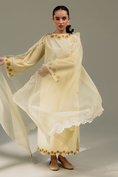 Cross Stitch | Basic Pret | Sun Field-2PC (Shirt & Dupatta)
