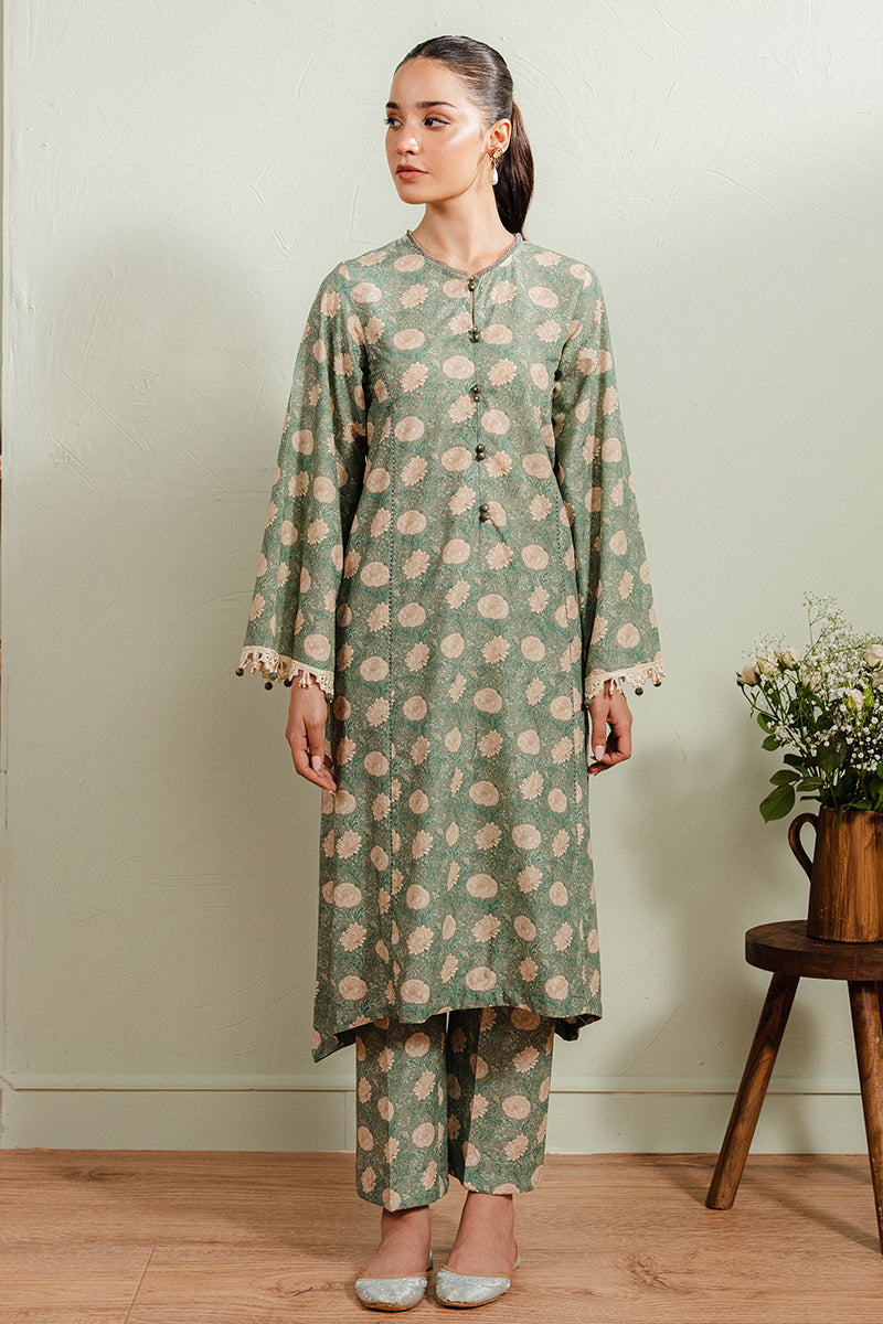 Cross Stitch | Exclusive Pret | Verdent Petals-2PC (Shirt & Trouser), image 2