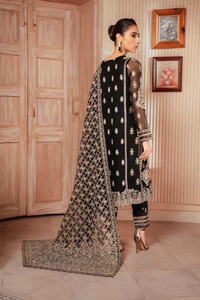 Iznik | Chiffon Kari | ICK-03 Embroidered Chiffon -  Iznik Formal - Original Designer Dress - House of Maryam