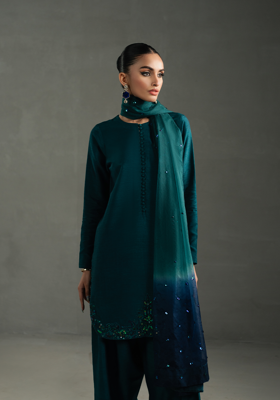 Zarqash | Silk Edit | ZQS 015 ELOISE -  Zarqash Ladies Clothes - Original Designer Dress - House of Maryam