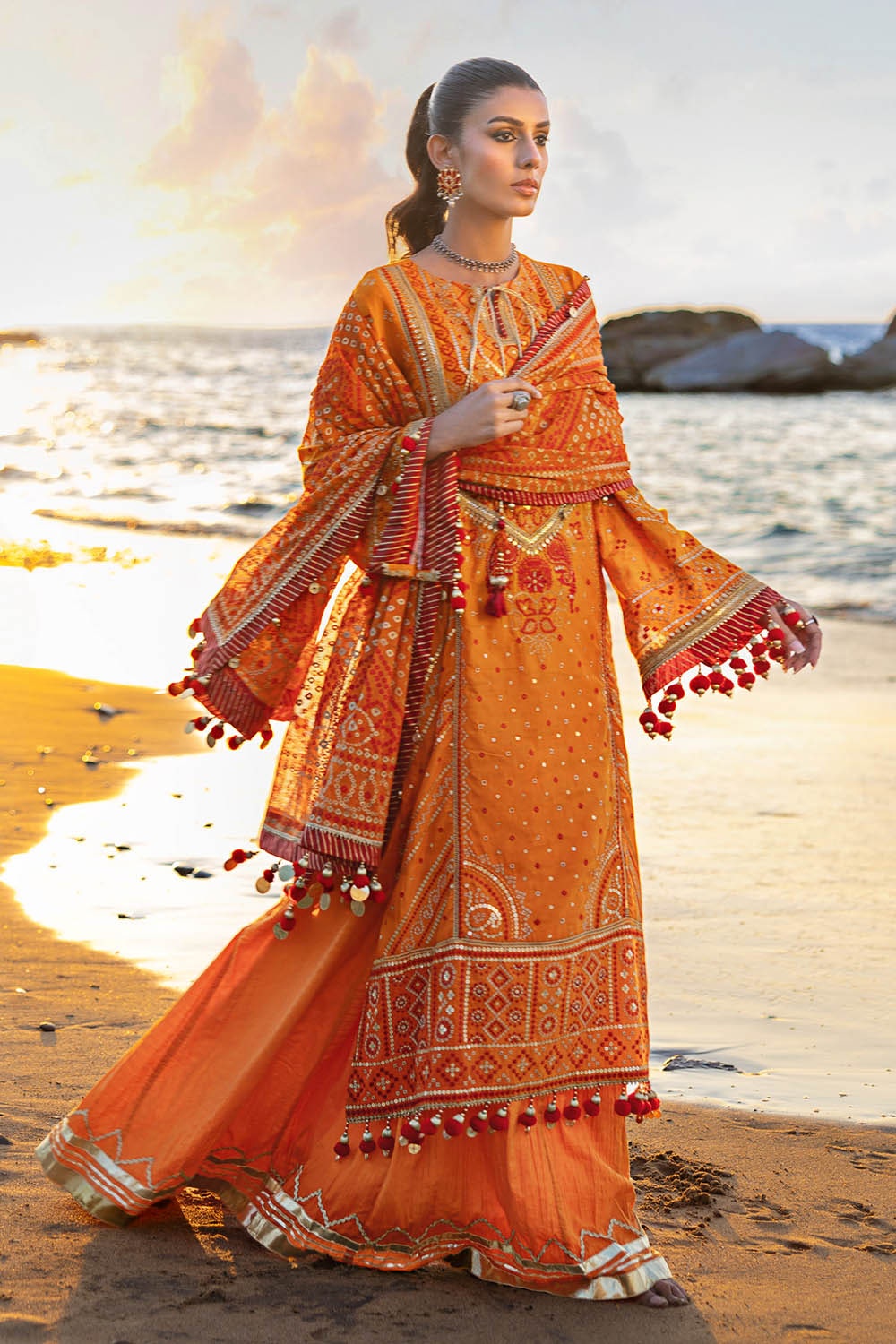 Gul Ahmed | Chunri Lawn 25 | BM-52020 -  Gul Ahmed Ladies Clothes - Original Designer Dress - House of Maryam