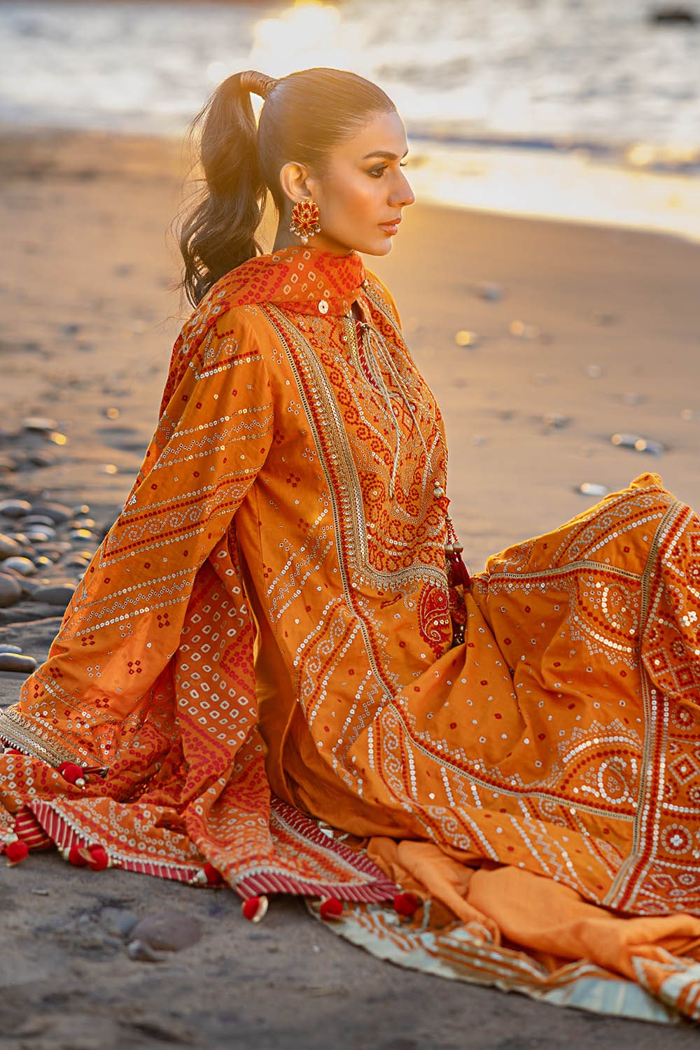 Gul Ahmed | Chunri Lawn 25 | BM-52020 -  Gul Ahmed Ladies Clothes - Original Designer Dress - House of Maryam