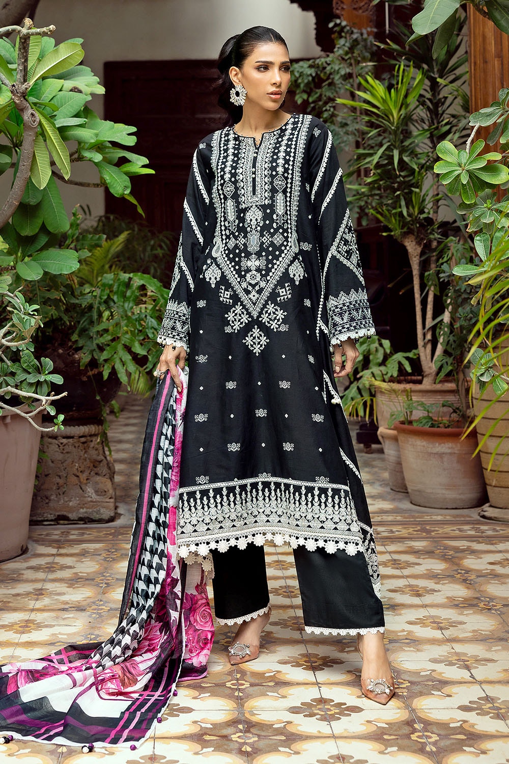 Gul Ahmed | Festive Capsule 25 | SP-52043 -  Gul Ahmed Ladies Clothes - Original Designer Dress - House of Maryam