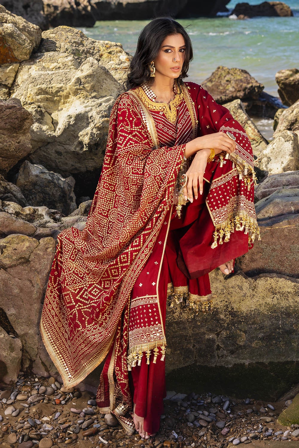 Gul Ahmed | Chunri Lawn 25 | BM-52018 -  Gul Ahmed Ladies Clothes - Original Designer Dress - House of Maryam