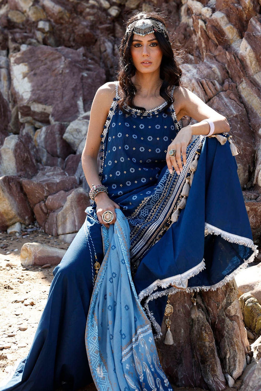 Gul Ahmed | Chunri Lawn 25 | CL-52444 -  Gul Ahmed Ladies Clothes - Original Designer Dress - House of Maryam