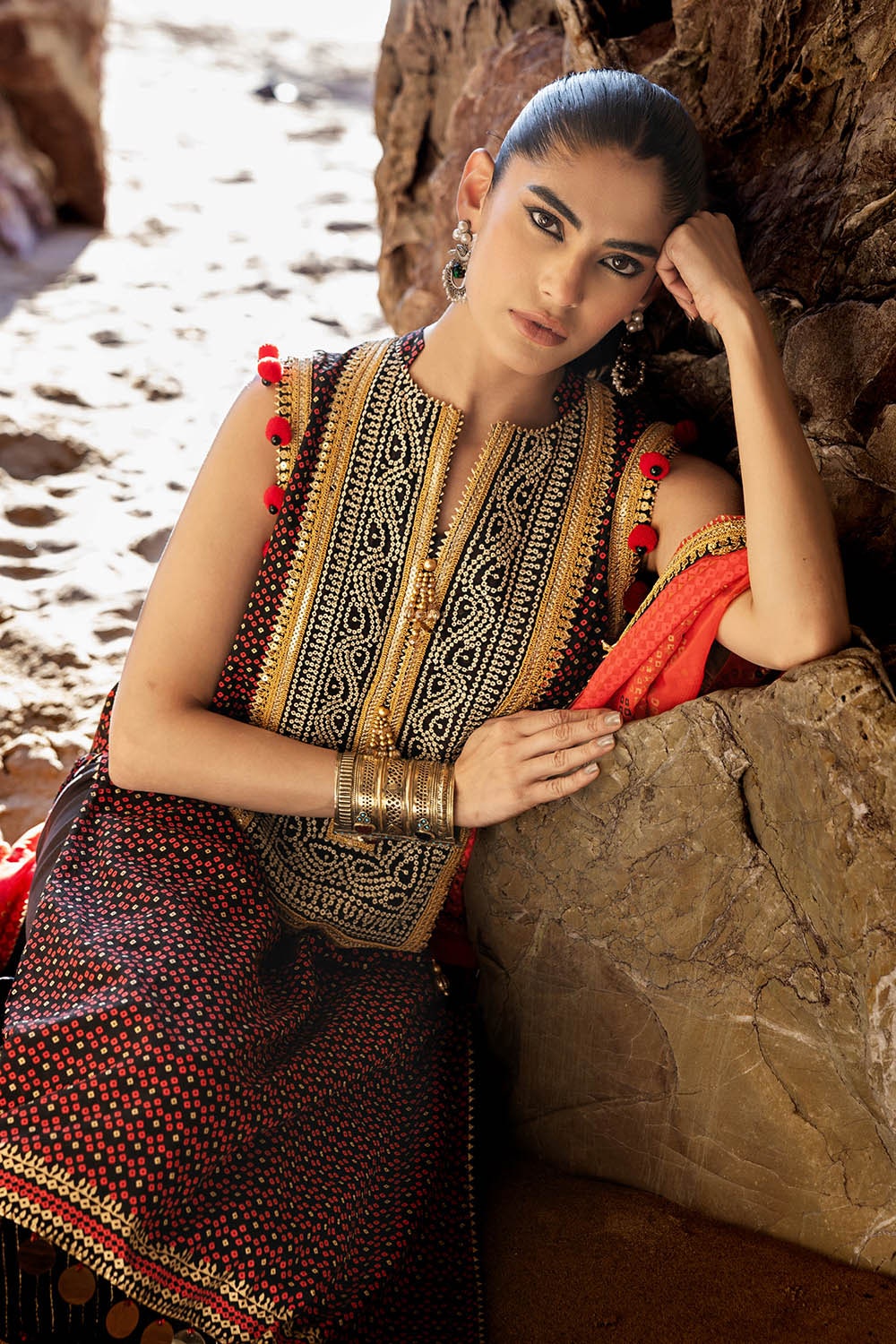 Gul Ahmed | Chunri Lawn 25 | BM-52017 -  Gul Ahmed Ladies Clothes - Original Designer Dress - House of Maryam