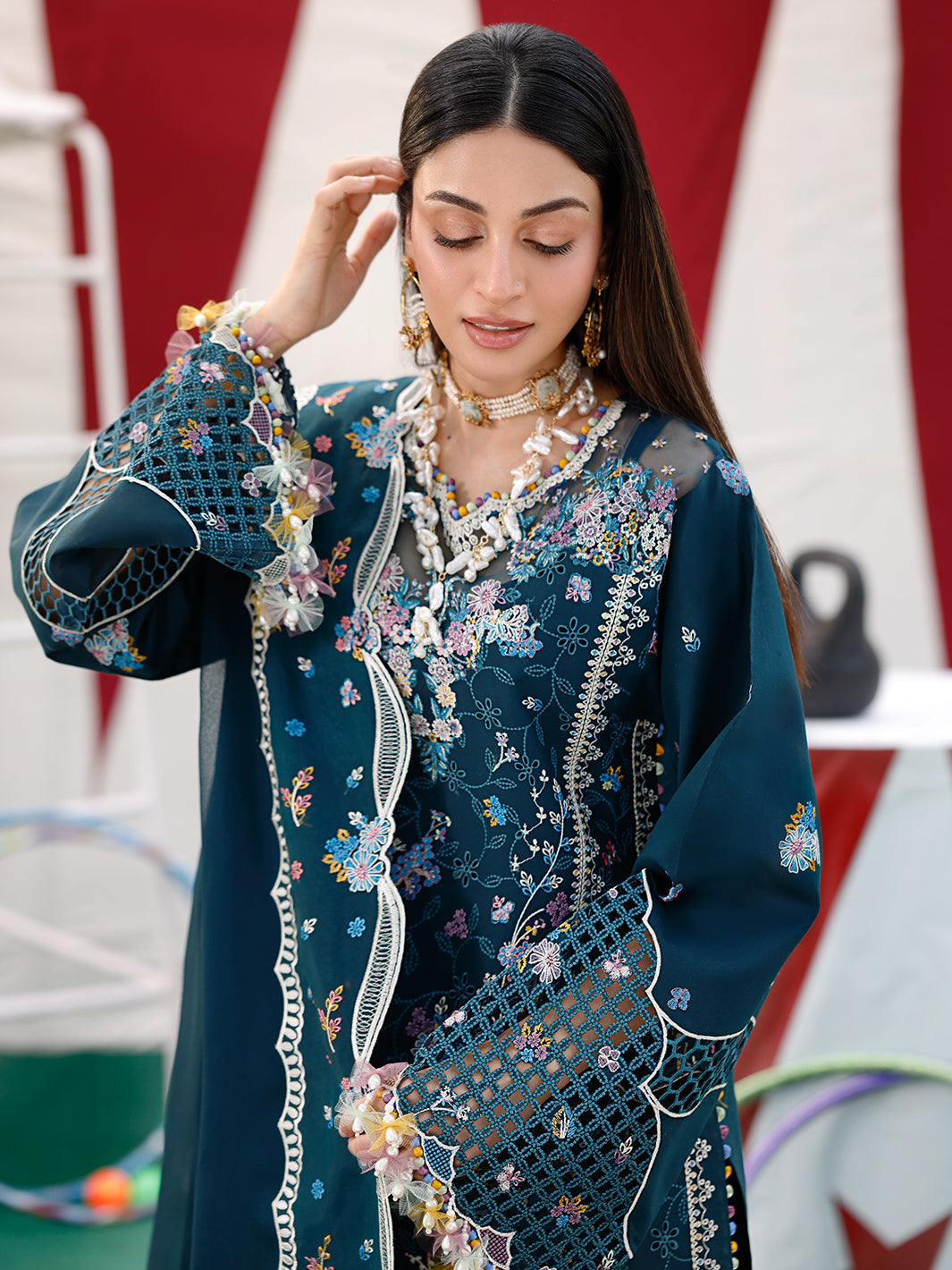 Bin Ilyas | Carnival Summer Edit 25 | 35 - A -  Bin Ilyas Ladies Clothes - Original Designer Dress - House of Maryam