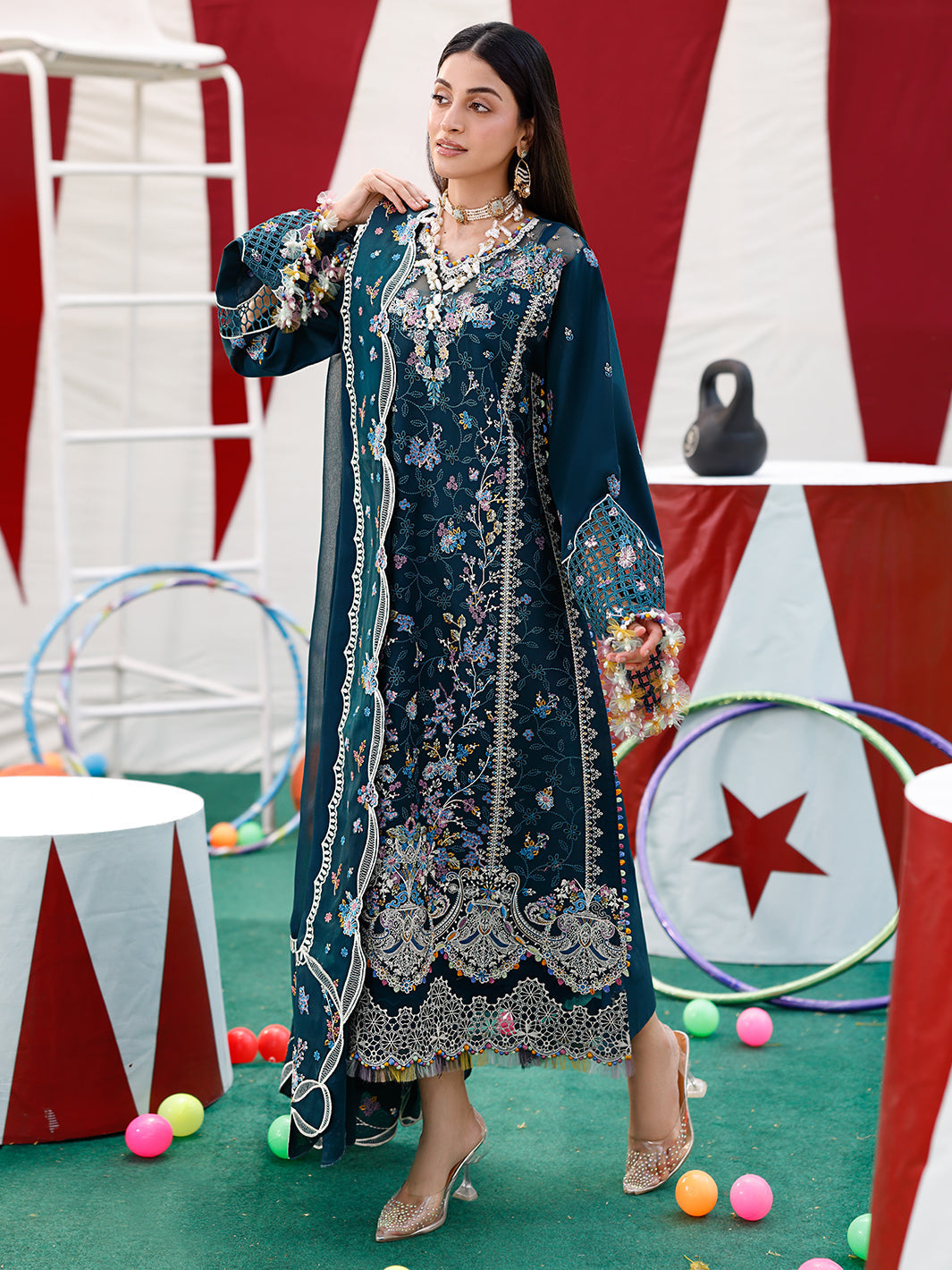 Bin Ilyas | Carnival Summer Edit 25 | 35 - A -  Bin Ilyas Ladies Clothes - Original Designer Dress - House of Maryam