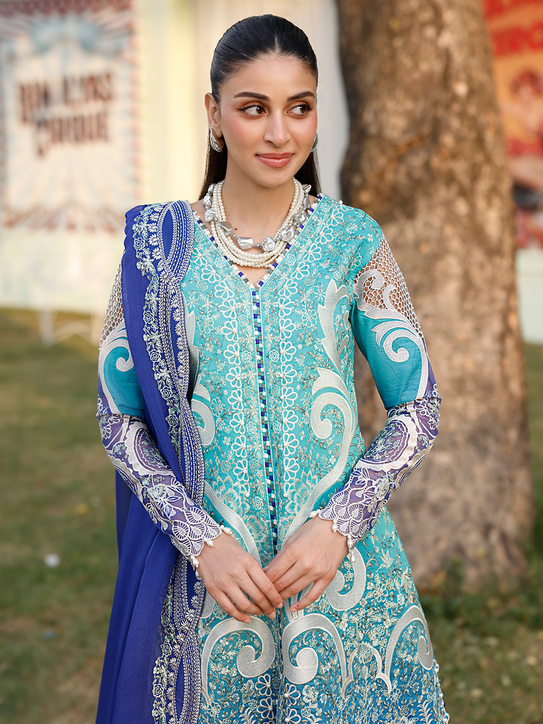 Bin Ilyas | Carnival Summer Edit 25 | 36 - A -  Bin Ilyas Ladies Clothes - Original Designer Dress - House of Maryam