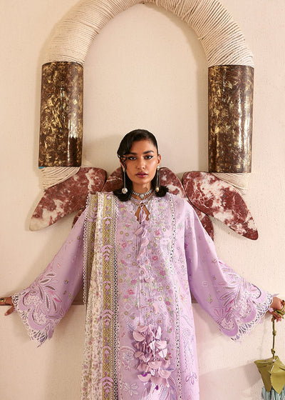Suffuse Yasmin mauve purple embroidered lawn suit, photo 4