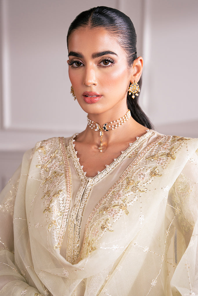 Cross Stitch | Luxe Atelier 25 | SEA MIST -  Cross Stitch Ladies Clothes - Original Designer Dress - House of Maryam